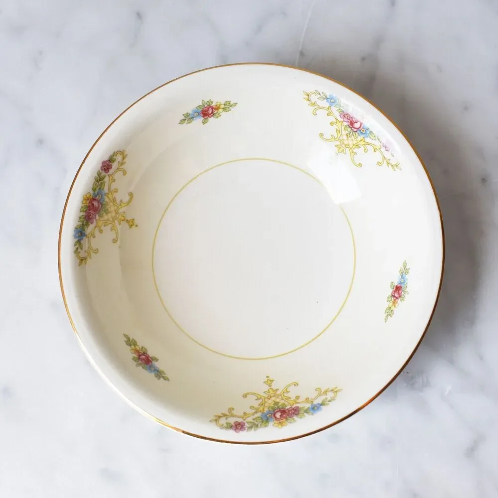 Vintage Homer Laughlin Rochelle Eggshell Nautilus 5.25